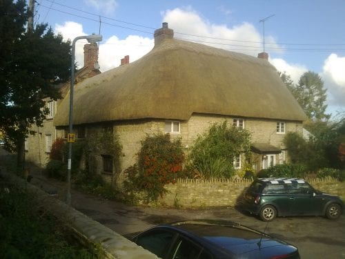 New thatch in Brackley, Northamptonshire